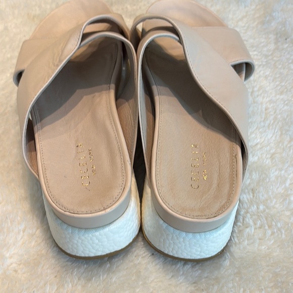Cecelia New York Beige Crossover Mules - Picture 3 of 6